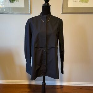 Equipment "Beale" button-down black shirt, size XL